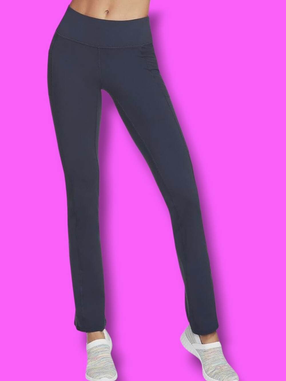 Skechers Go Walk Blue Iris Boot Cut Mid-Rise Joy Pants 3XL